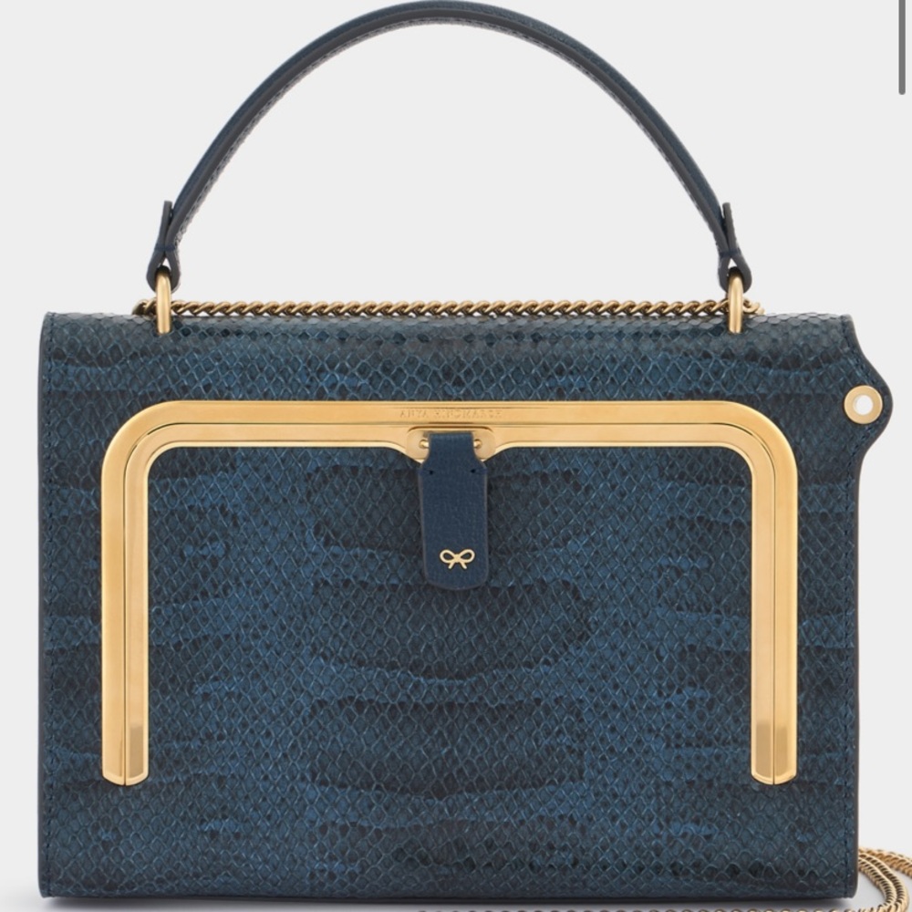 Anya Hindmarch Snake Print Postbox Bag